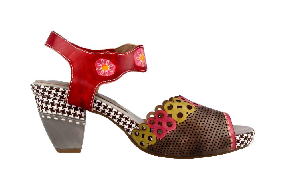 Spring Footwear Sandaletten In Übergrößen Mehrfarbig Jive-Grym Große Damenschuhe