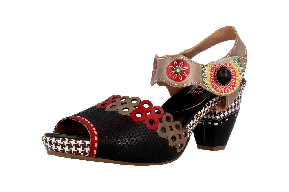 Spring Footwear Sandaletten In Übergrößen Mehrfarbig Jive-Bm Große Damenschuhe