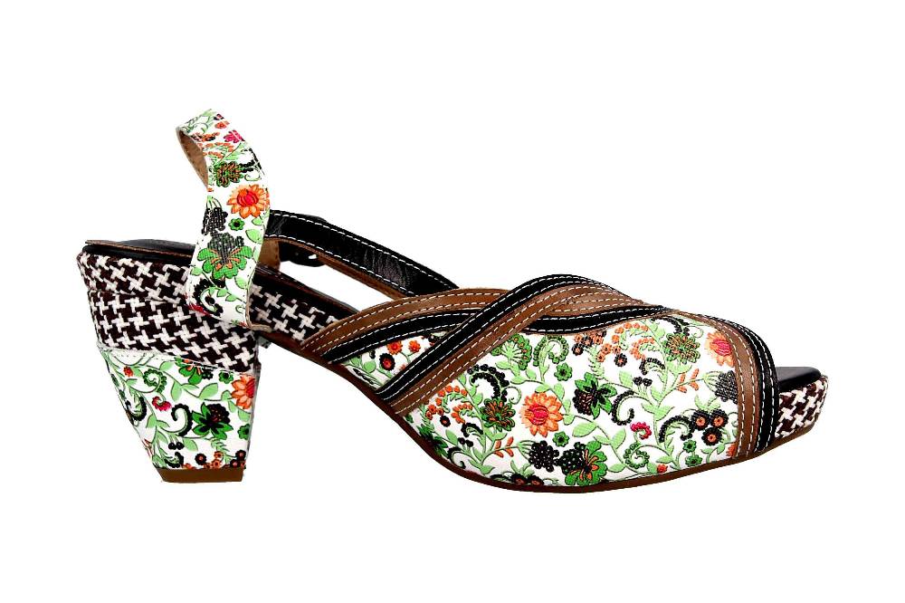 Spring Footwear Sandaletten In Übergrößen Mehrfarbig Dollface-Bm Große Damenschuhe