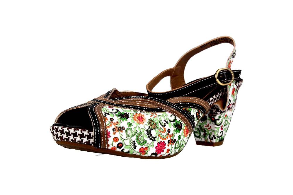 Spring Footwear Sandaletten In Übergrößen Mehrfarbig Dollface-Bm Große Damenschuhe