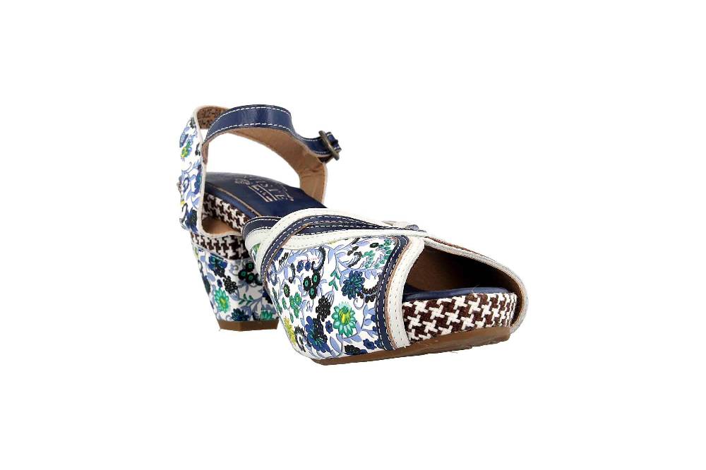 Spring Footwear Sandaletten In Übergrößen Mehrfarbig Dollface-Blum Große Damenschuhe