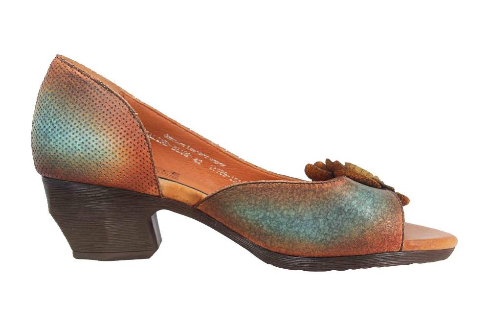 Spring Footwear Sandaletten In Übergrößen Mehrfarbig Rosalind-Blum Große Damenschuhe