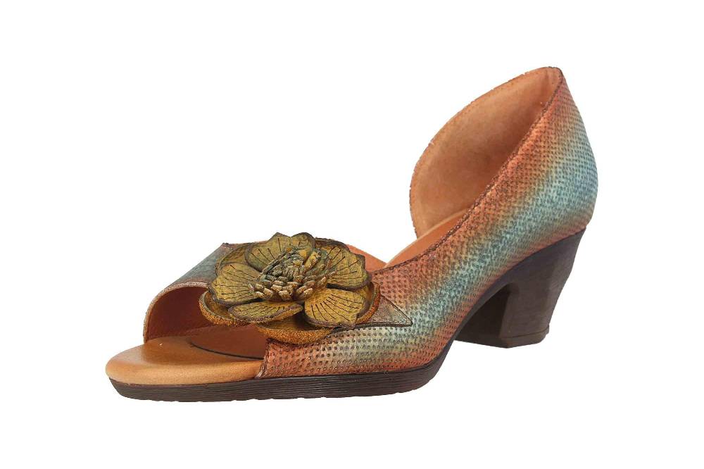 Spring Footwear Sandaletten In Übergrößen Mehrfarbig Rosalind-Blum Große Damenschuhe