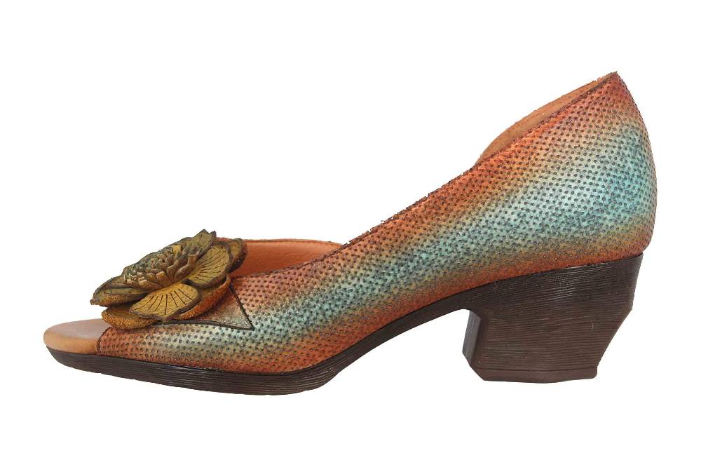 Spring Footwear Sandaletten in Übergrößen Mehrfarbig Rosalind-Blum große Damenschuhe