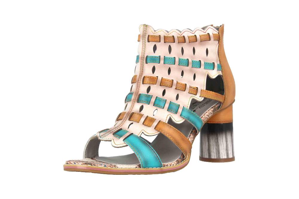 Spring Footwear Sandaletten In Übergrößen Mehrfarbig Platium-Bnem Große Damenschuhe