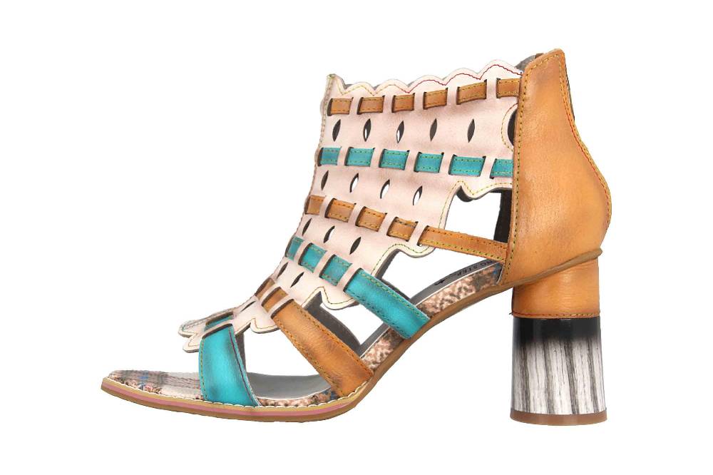 Spring Footwear Sandaletten in Übergrößen Mehrfarbig Platium-Bnem große Damenschuhe
