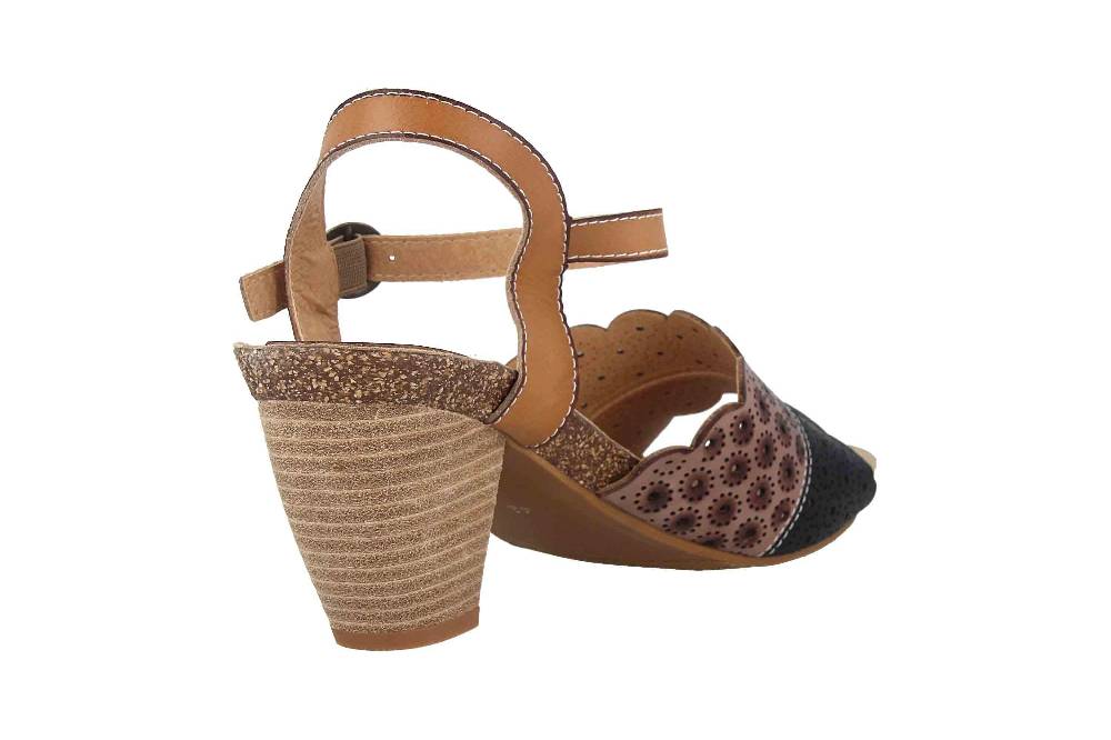 Spring Footwear Sandaletten In Übergrößen Mehrfarbig Sooziq-Bm Große Damenschuhe