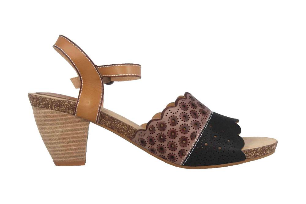 Spring Footwear Sandaletten In Übergrößen Mehrfarbig Sooziq-Bm Große Damenschuhe