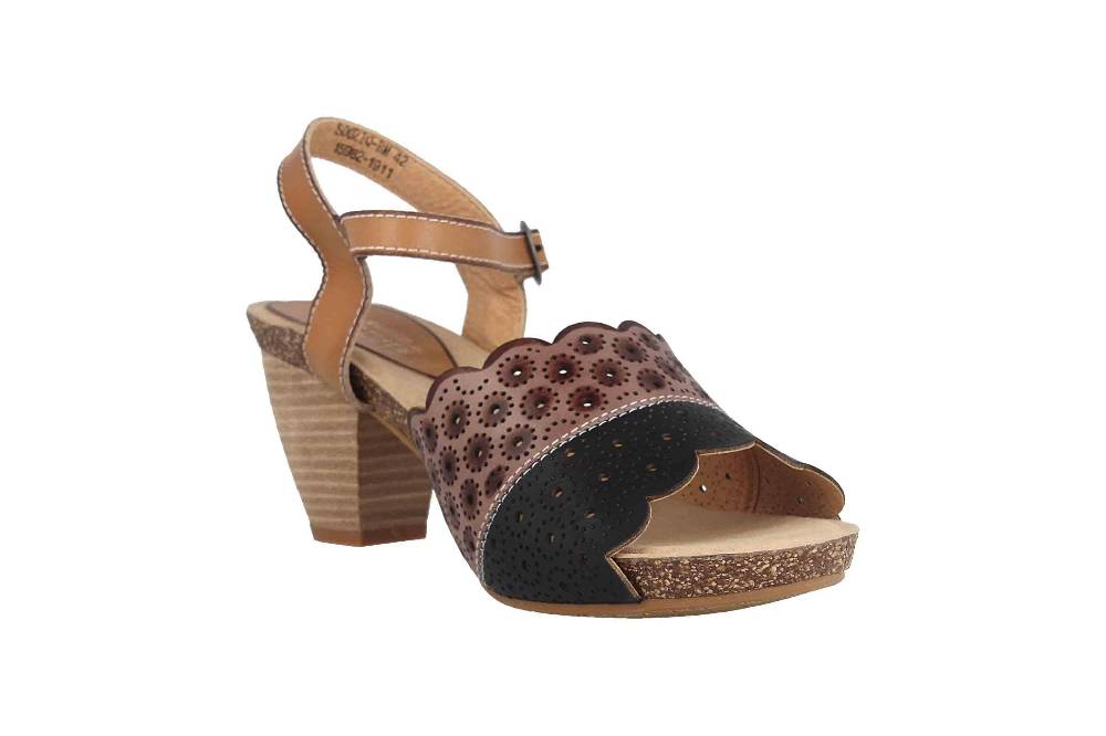 Spring Footwear Sandaletten In Übergrößen Mehrfarbig Sooziq-Bm Große Damenschuhe