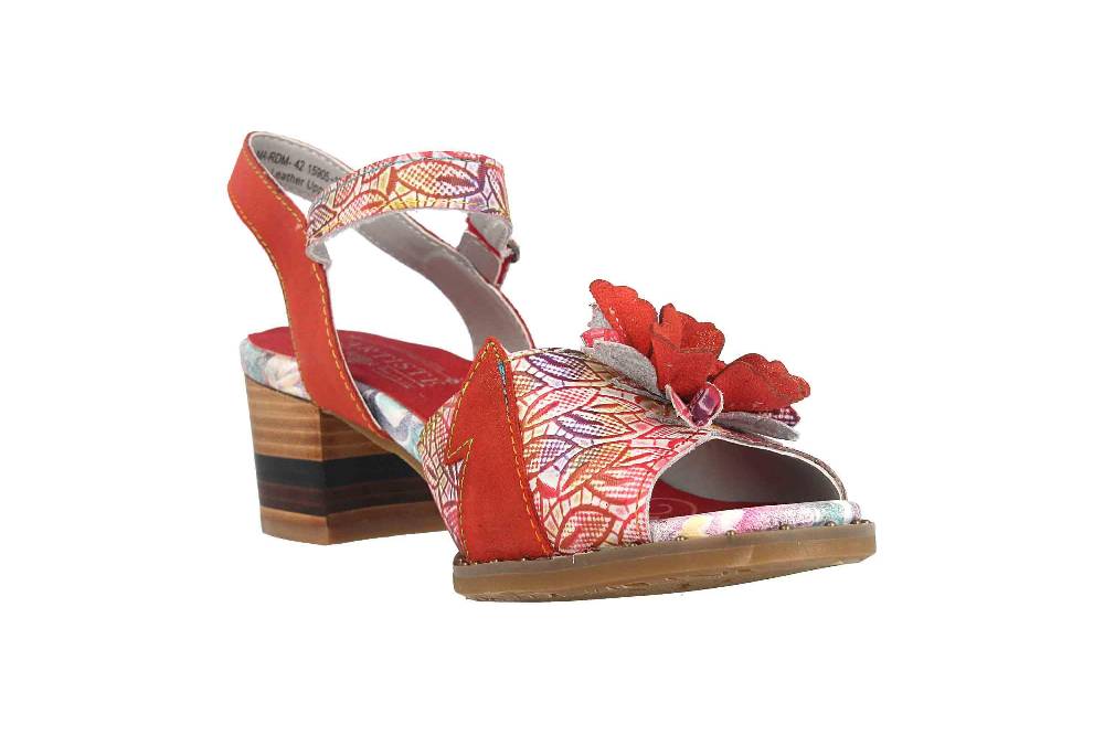 Spring Footwear Sandaletten In Übergrößen Rot Petaluma-Rdm Große Damenschuhe