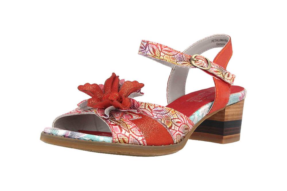 Spring Footwear Sandaletten In Übergrößen Rot Petaluma-Rdm Große Damenschuhe