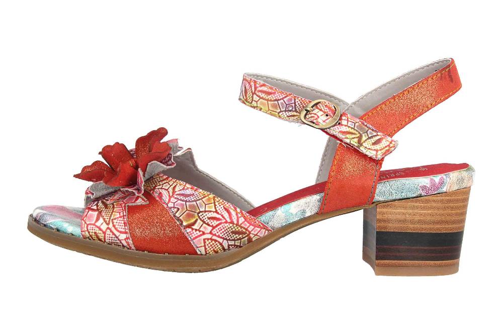 Spring Footwear Sandaletten in Übergrößen Rot Petaluma-Rdm große Damenschuhe