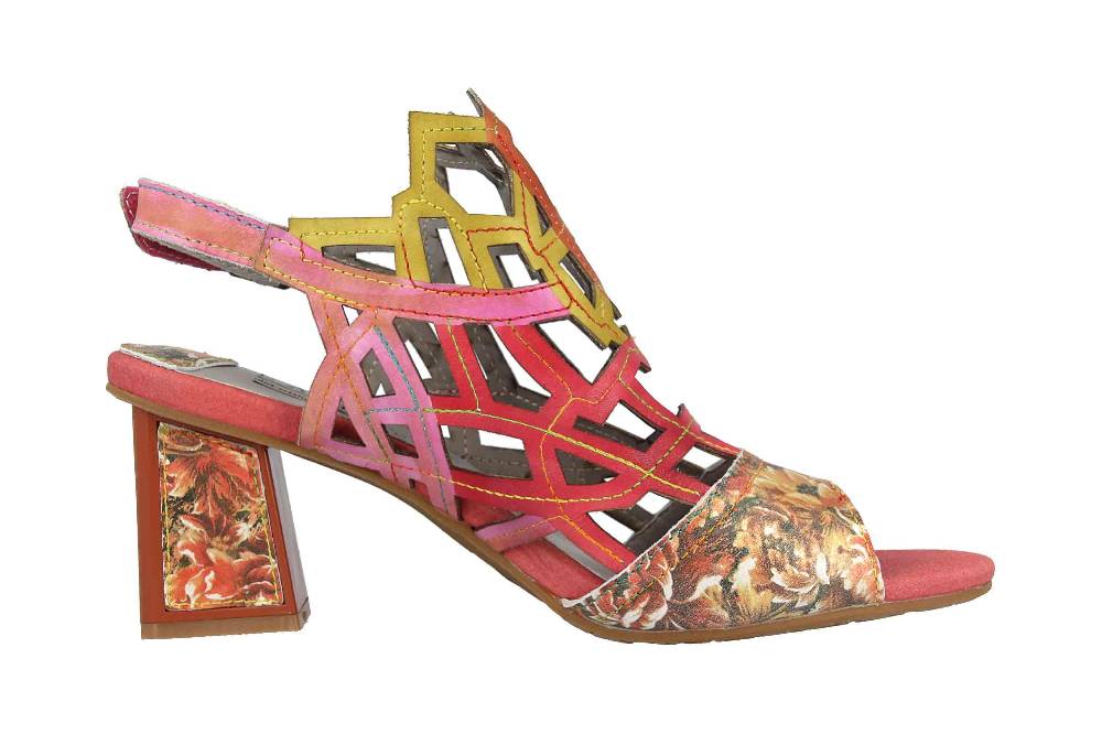 Spring Footwear Sandaletten In Übergrößen Rot Sanstar-Rdm Große Damenschuhe