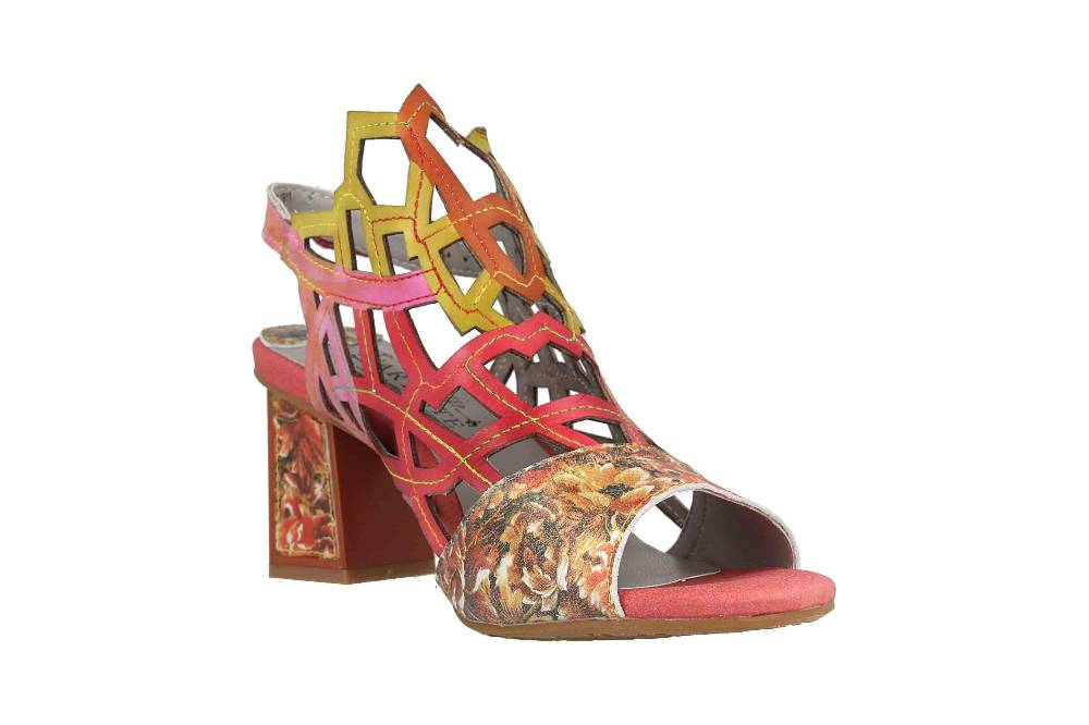 Spring Footwear Sandaletten In Übergrößen Rot Sanstar-Rdm Große Damenschuhe