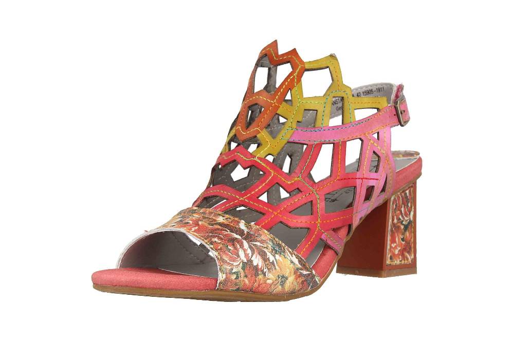 Spring Footwear Sandaletten In Übergrößen Rot Sanstar-Rdm Große Damenschuhe