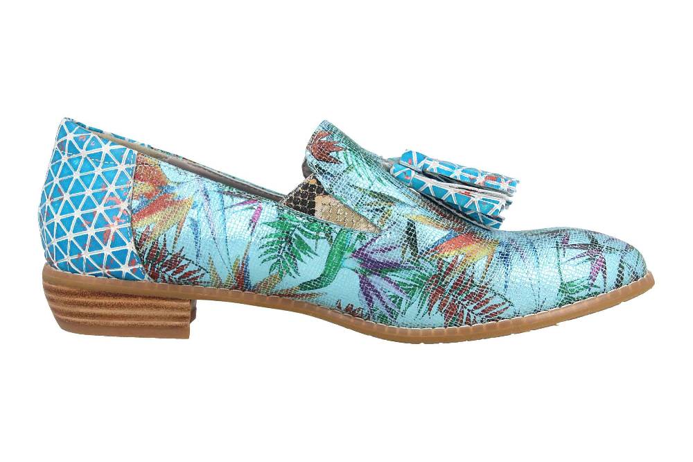 Spring Footwear Slipper In Übergrößen Mehrfarbig Klasik-Prdise-Tq Große Damenschuhe