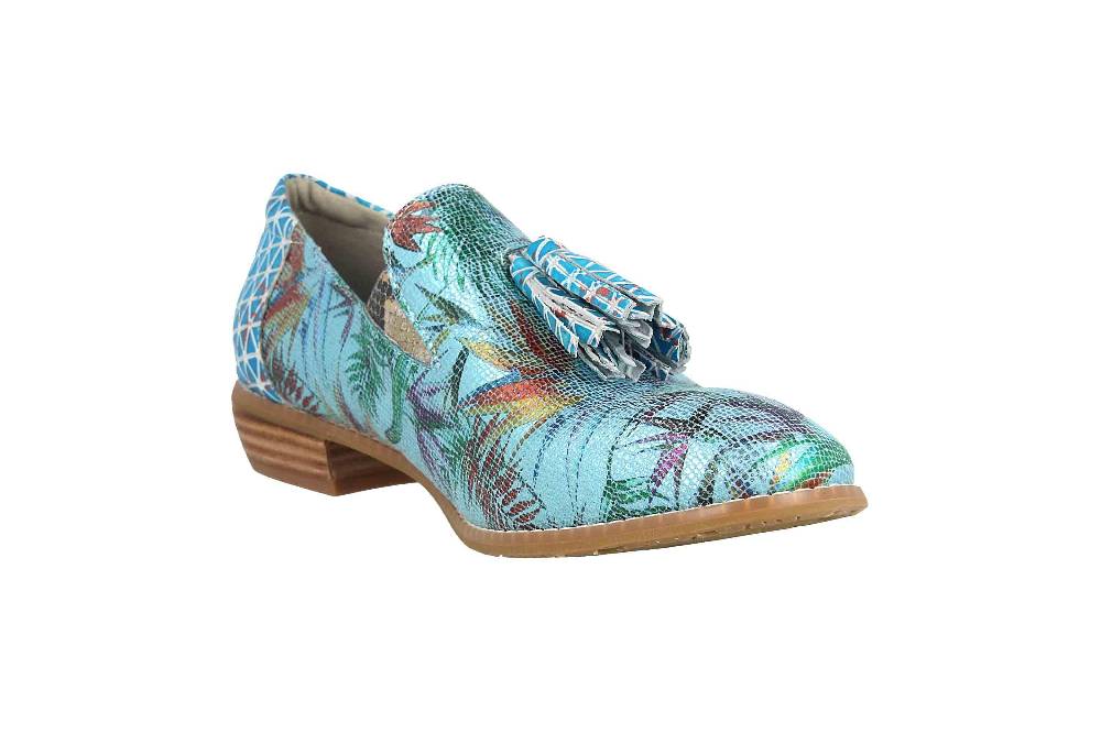 Spring Footwear Slipper In Übergrößen Mehrfarbig Klasik-Prdise-Tq Große Damenschuhe