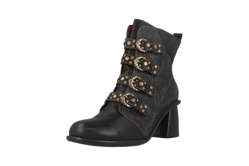 Spring Footwear WONDERLAND Stiefel In Übergrößen Schwarz WONDERLAND-BM Große Damenschuhe