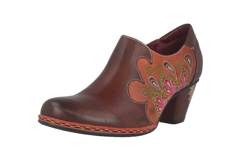 Spring Footwear ZAMI Pumps In Übergrößen Braun ZAMI-BR Große Damenschuhe