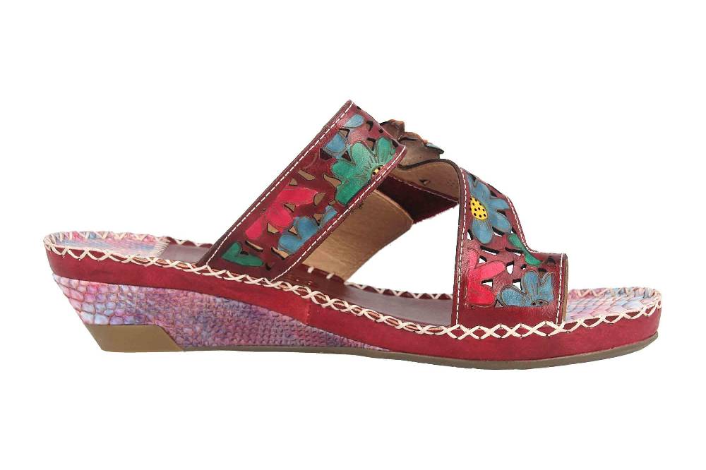 Spring Footwear Zehentrenner In Übergrößen Lila Vardi-Pr Große Damenschuhe