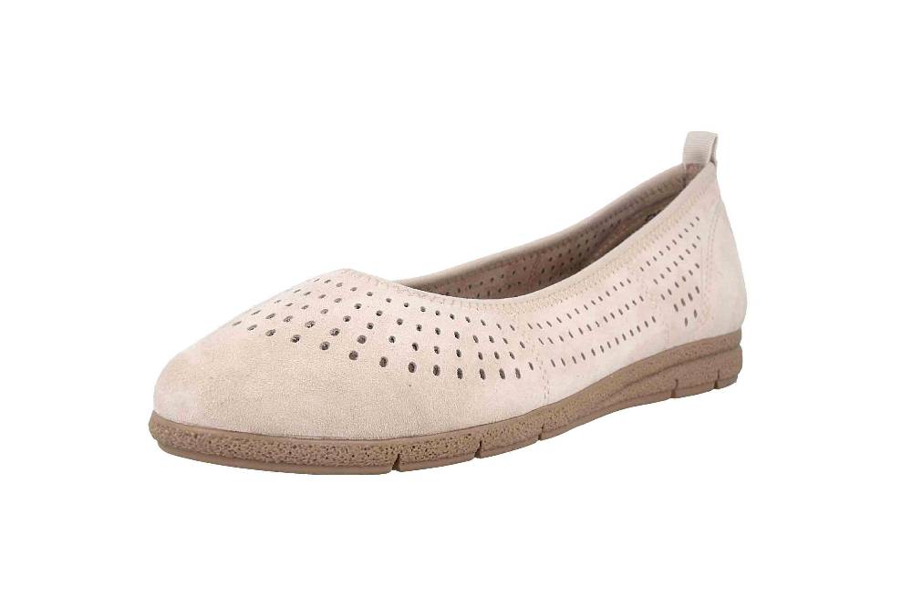 Tamaris Comfort Ballerinas In Übergrößen Beige 8-8-52101-20 400 Große Damenschuhe