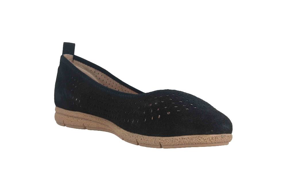 Tamaris Comfort Ballerinas In Übergrößen Blau 8-8-52101-20 805 Große Damenschuhe