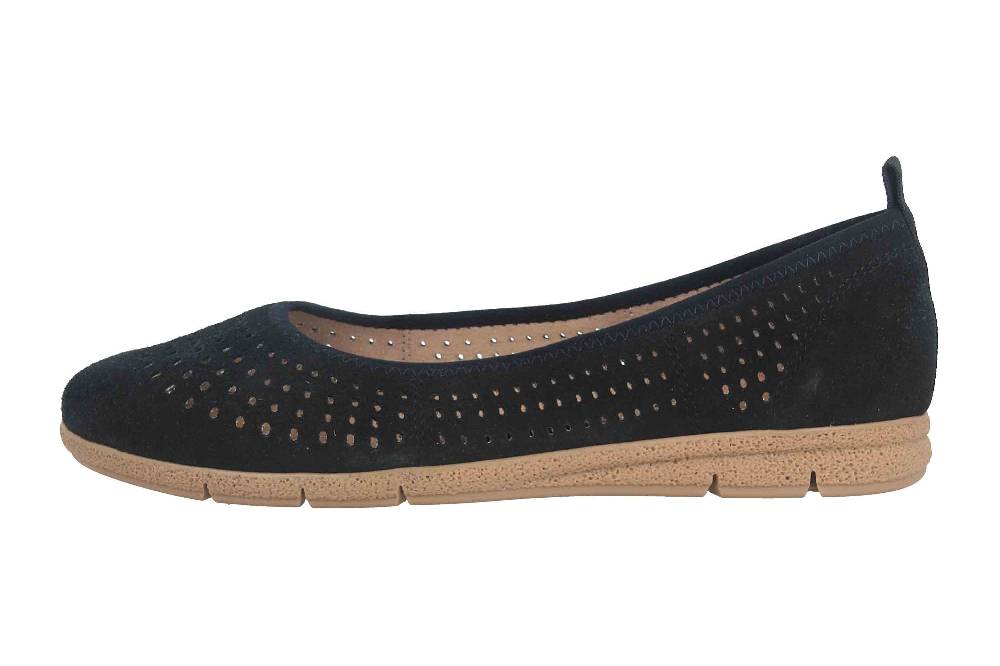 Tamaris Comfort Ballerinas in Übergrößen Blau 8-8-52101-20 805 große Damenschuhe