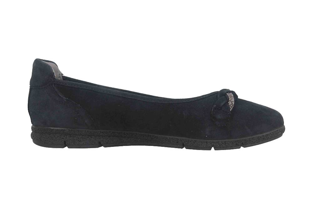Tamaris Comfort Fit Ballerinas In Übergrößen Blau 8-8-52102-21 805 Große Damenschuhe
