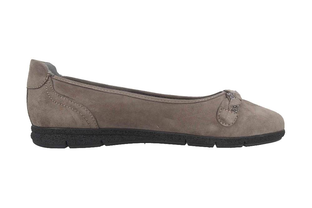 Tamaris Comfort Fit Ballerinas In Übergrößen Grau 8-8-52102-21 215 Große Damenschuhe