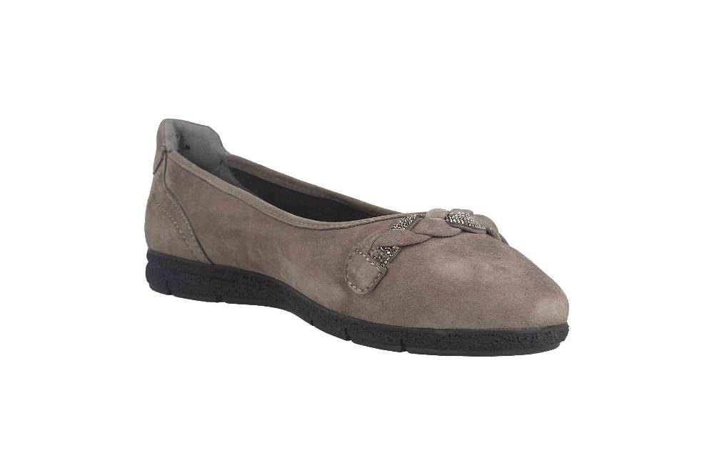 Tamaris Comfort Fit Ballerinas In Übergrößen Grau 8-8-52102-21 215 Große Damenschuhe