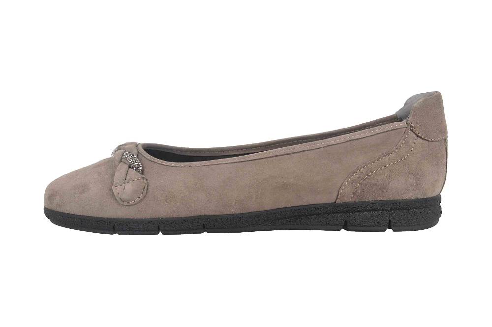 Tamaris Comfort Fit Ballerinas in Übergrößen Grau 8-8-52102-21 215 große Damenschuhe