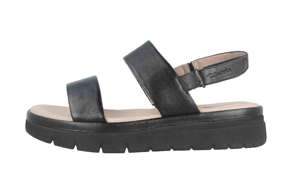 Tamaris Comfort Sandaletten in Übergrößen Schwarz 8-8-58705-20 001 große Damenschuhe