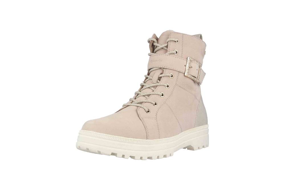 Tamaris Comfort Stiefel In Übergrößen Elfenbein 8-8-56220-21 411 Große Damenschuhe
