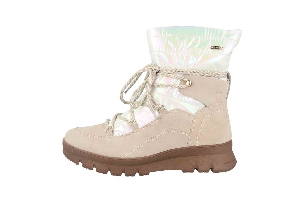 Tamaris Comfort Stiefel in Übergrößen Elfenbein 8-8-86413-29 411 große Damenschuhe