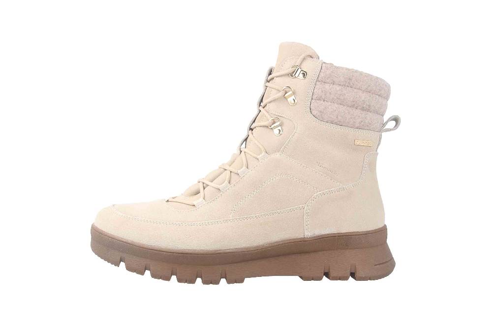 Tamaris Comfort Stiefel in Übergrößen Elfenbein 8-8-86214-29 411 große Damenschuhe