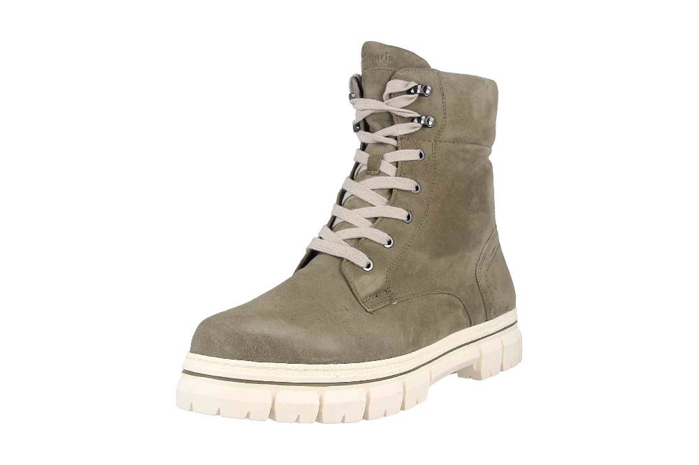 Tamaris Comfort Stiefel In Übergrößen Grün 8-8-85201-29 707 Große Damenschuhe