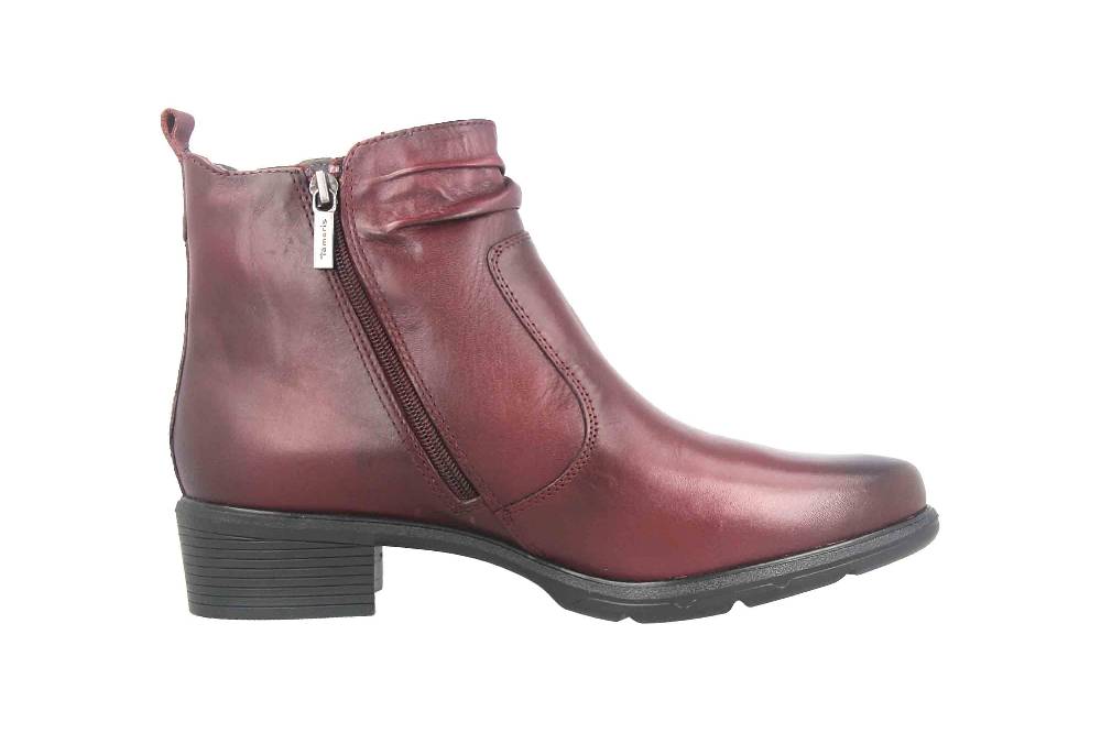 Tamaris Comfort Stiefeletten In Übergrößen Bordeaux 8-8-85301-29 549 Große Damenschuhe