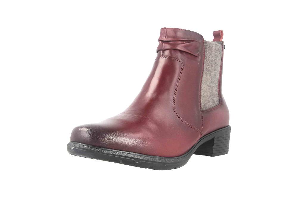 Tamaris Comfort Stiefeletten In Übergrößen Bordeaux 8-8-85301-29 549 Große Damenschuhe