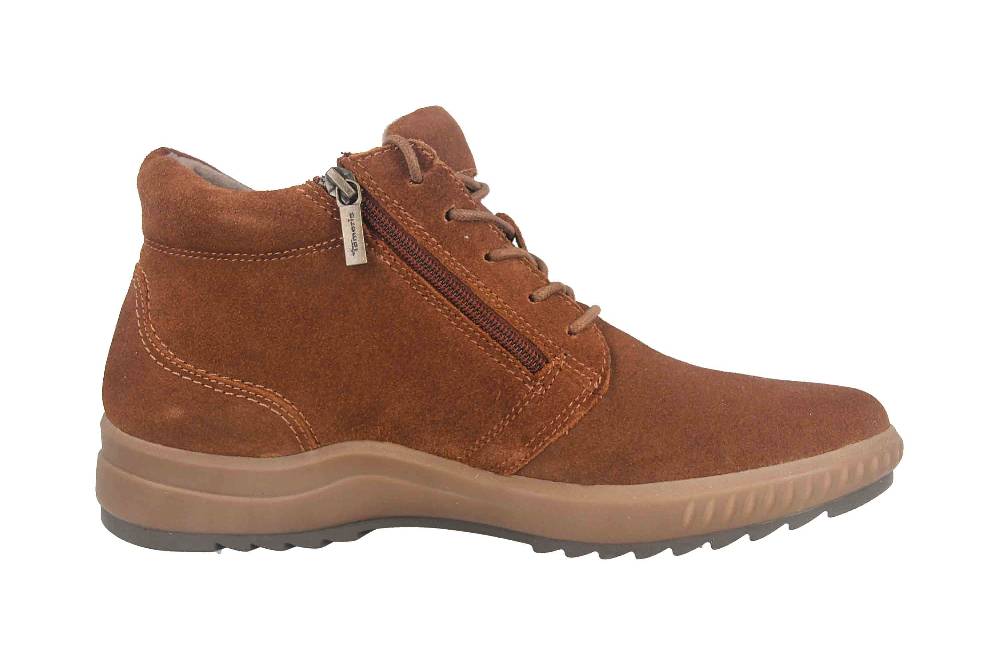 Tamaris Comfort Stiefeletten In Übergrößen Braun 8-8-86205-29 305 Große Damenschuhe