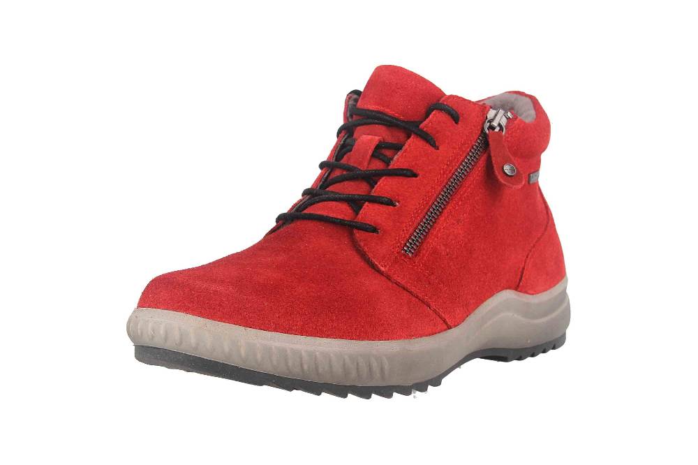 Tamaris Comfort Stiefeletten In Übergrößen Rot 8-8-86205-29 566 Große Damenschuhe