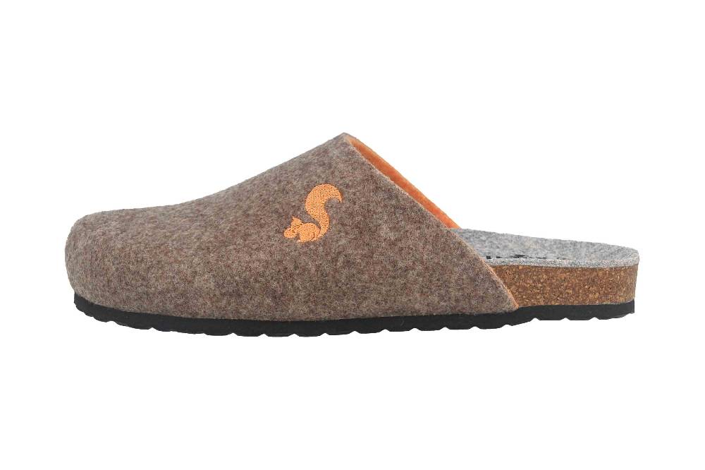 thies Clogs & Hausschuhe in Übergrößen Braun th607-006mar-na große Damenschuhe