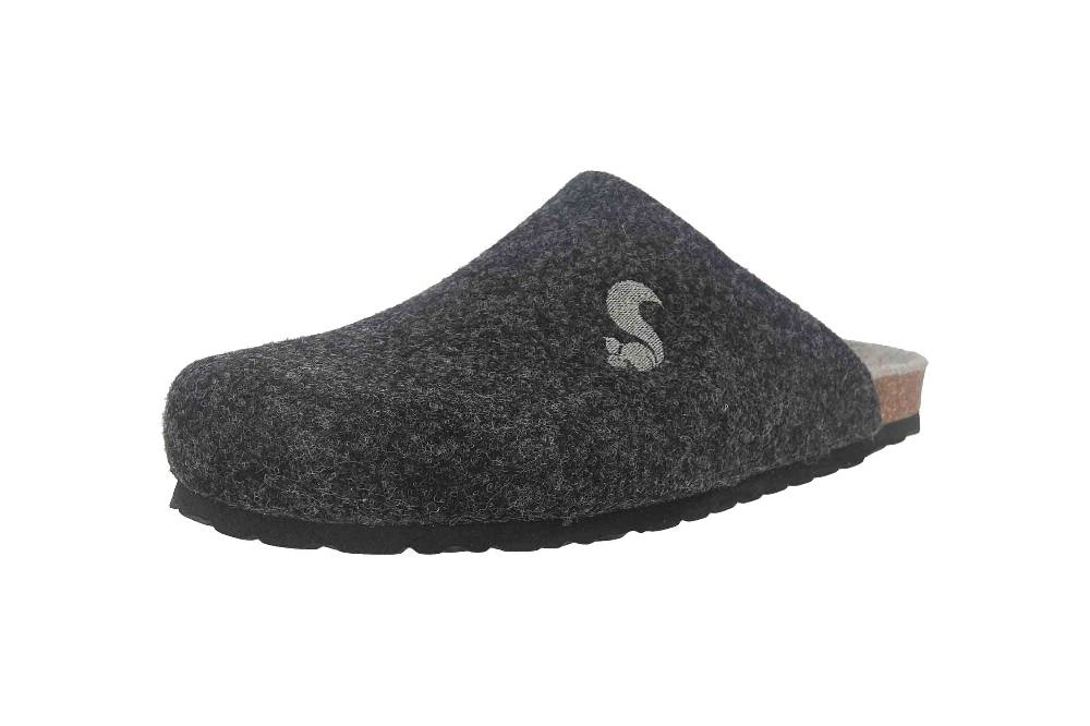 Thies Clogs & Hausschuhe In Übergrößen Grau Th607-006ant-m Große Damenschuhe