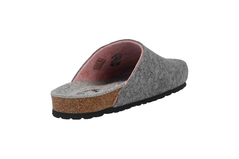Thies Clogs & Hausschuhe In Übergrößen Grau Th607-006grey-ro Große Damenschuhe