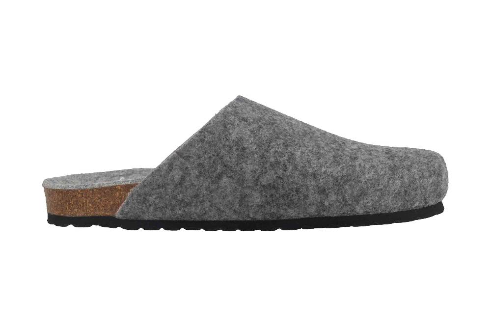Thies Clogs & Hausschuhe In Übergrößen Grau Th607-006grey-ro Große Damenschuhe