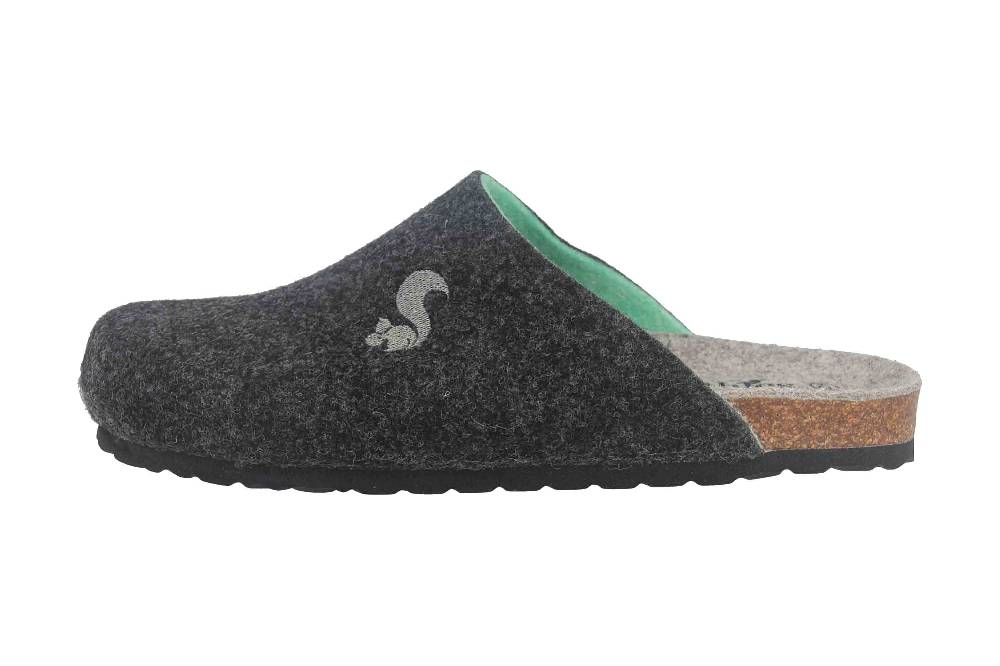 thies Clogs & Hausschuhe in Übergrößen Grau th607-006ant-m große Damenschuhe