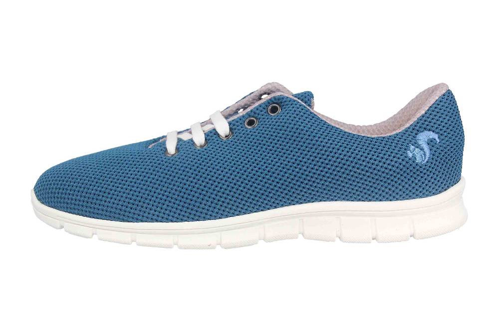 Thies Cornrunner Sneaker In Übergrößen Blau 8000G Marino Große Damenschuhe