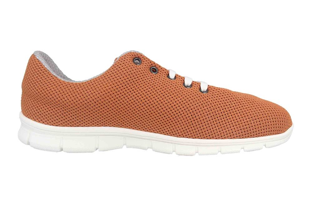 Thies Cornrunner Sneaker In Übergrößen Orange 8000G Rust Große Damenschuhe
