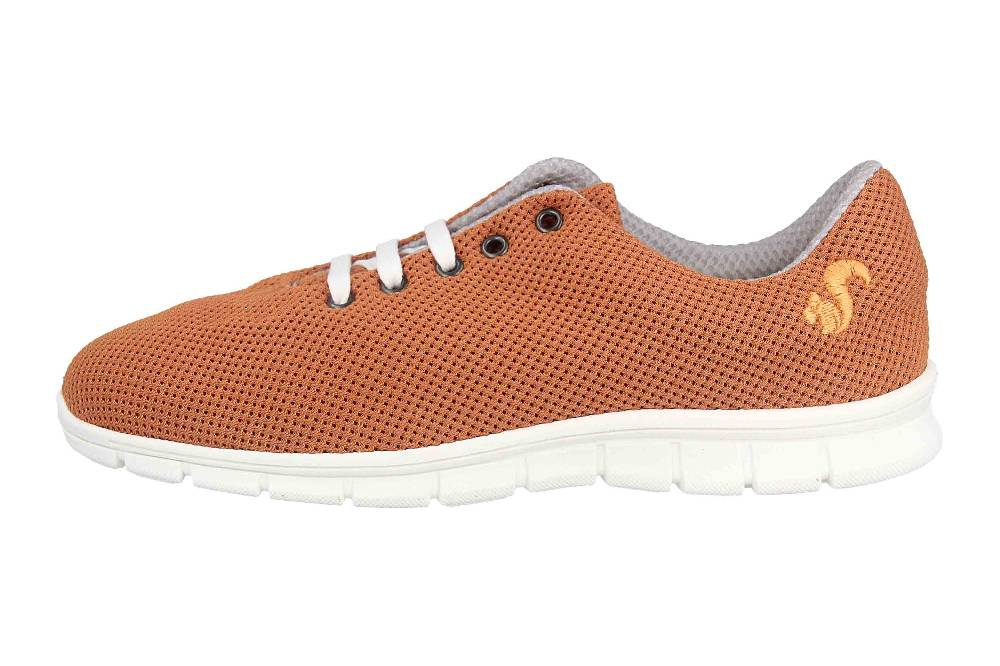Thies Cornrunner Sneaker In Übergrößen Orange 8000G Rust Große Damenschuhe
