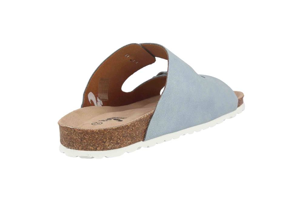 Thies Pantoletten In Übergrößen Blau 15-0019 Sky Große Damenschuhe