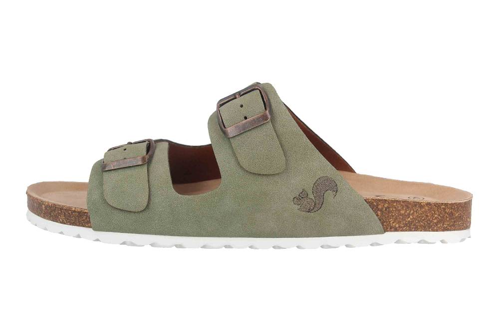 thies Pantoletten in Übergrößen Grün 15-0019 emera große Damenschuhe